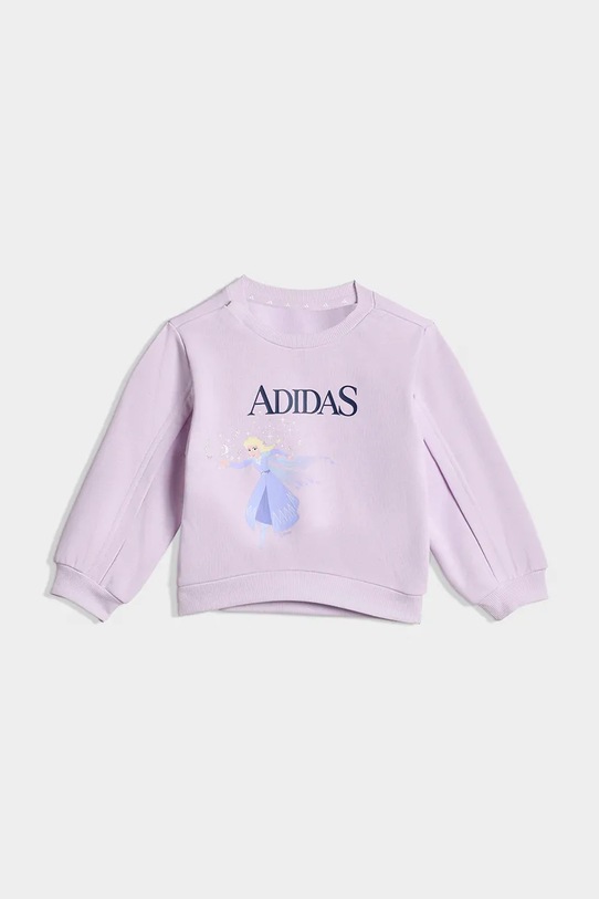 Kojenecká tepláková souprava adidas DISNEY JZ3554 fialová SS26
