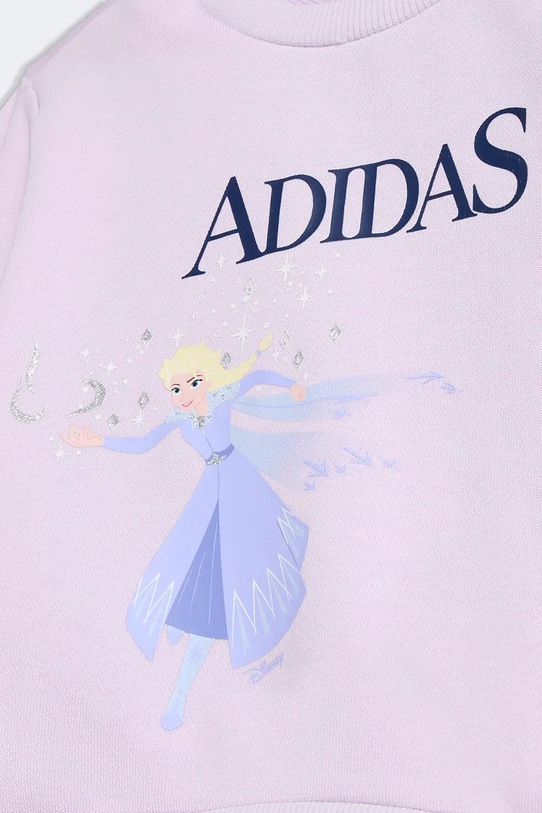 Kojenecká tepláková souprava adidas DISNEY fialová JZ3554
