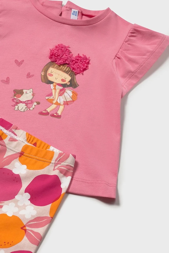 Mayoral komplet dziecięcy różowy 1751.4K.Baby.PPY2