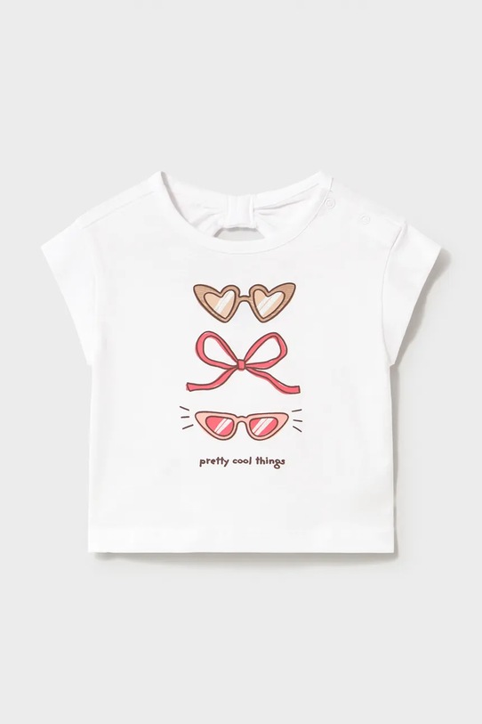 Mayoral komplet bawełniany dziecięcy 1752.4L.Baby.PPY2 różowy SS26