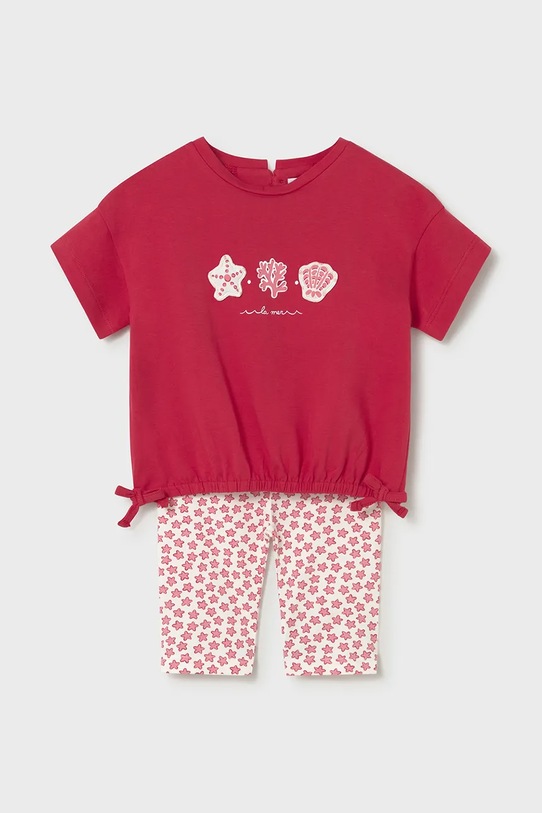Παιδικό σετ Mayoral εμπριμέ κόκκινο 1753.4P.Baby.PPY2