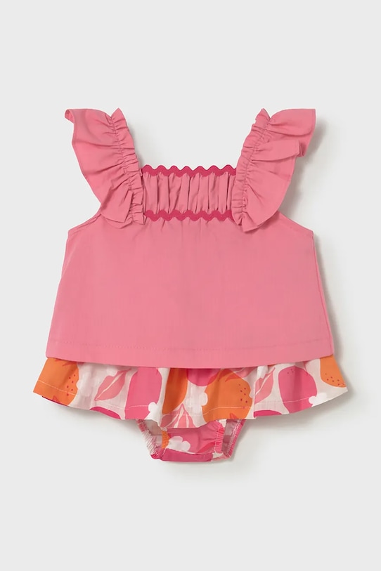 Pamučna dječja trenirka Mayoral 1932.4C.Baby.PPY2 roza SS26