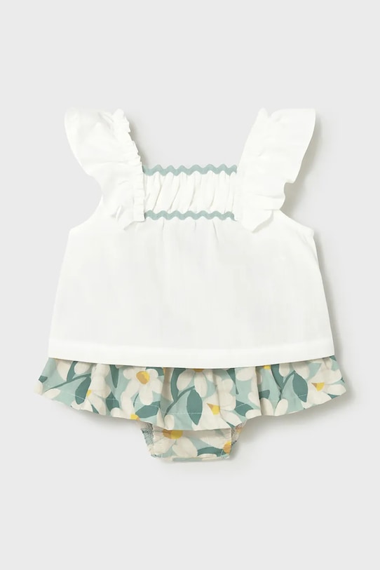 Παιδικό βαμβακερό σετ Mayoral εμπριμέ τιρκουάζ 1932.4C.Baby.PPY2