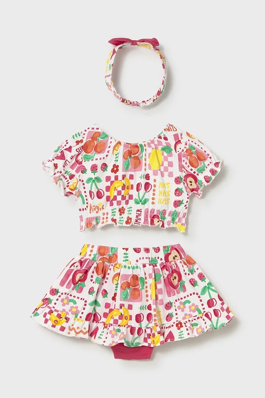 Mayoral komplet dziecięcy 1934.4L.Baby.PPY2 biały SS26