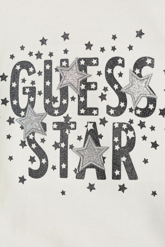 Dziewczynka Guess dres bawełniany niemowlęcy 2-pack A6RG03.KA6R4.PPY2 beżowy