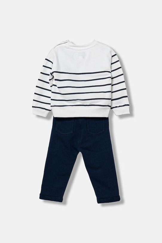 Guess dres bawełniany niemowlęcy A6RG06.KA6R4.PPY2 biały SS26