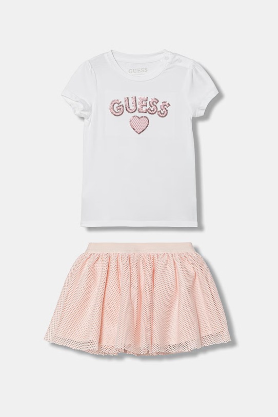 Guess komplet niemowlęcy 2-pack dzianina biały A6RG12.K6YW0.PPY2