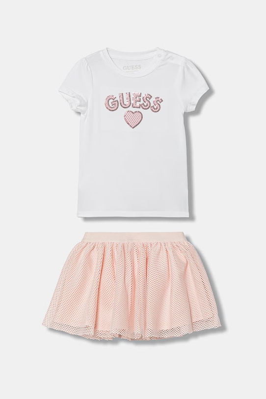 Guess komplet niemowlęcy 2-pack dzianina biały A6RG12.K6YW0.PPY2