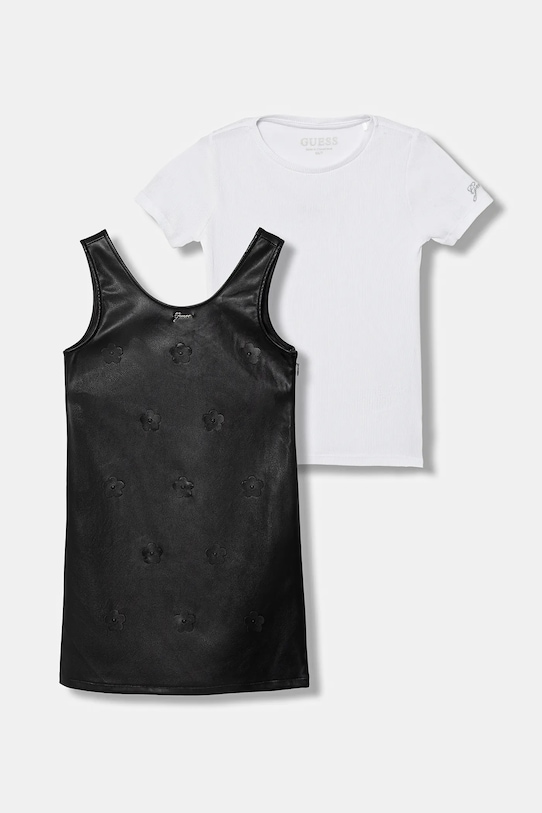 Guess komplet dziecięcy tkanina biały K6RK23.K8GF0.PPY2