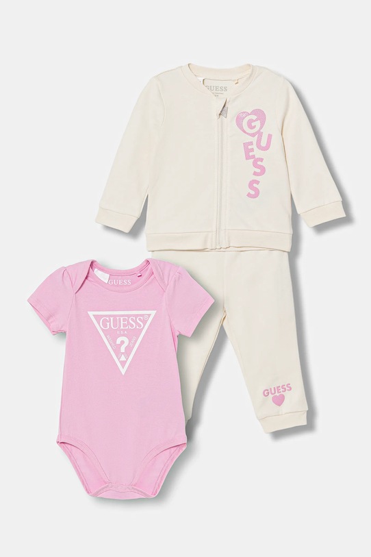 Guess komplet niemowlęcy dzianina beżowy S6RG03.KAN04.PPY2