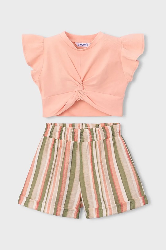 Dječji komplet Mayoral bez uzorka narančasta 3227.6J.Mini.PPY2
