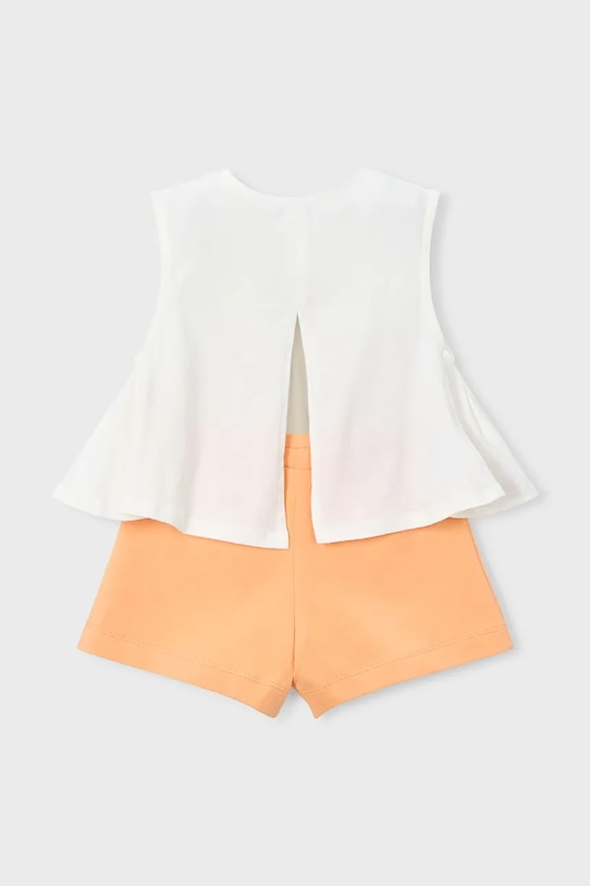 Dziewczynka Mayoral komplet bawełniany dziecięcy 3228.6L.Mini.PPY2 pomarańczowy