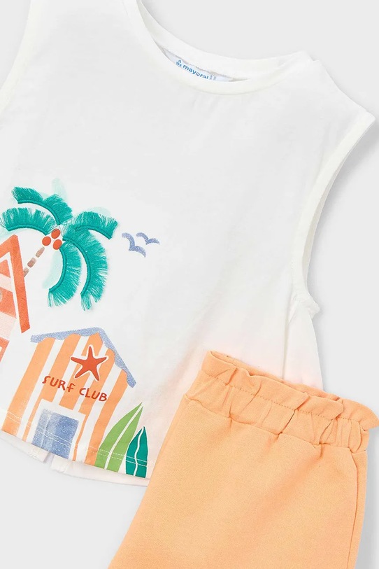 Παιδικό βαμβακερό σετ Mayoral πορτοκαλί 3228.6L.Mini.PPY2