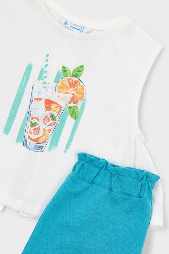 Κοριτσίστικα Παιδικό βαμβακερό σετ Mayoral 3228.6L.Mini.PPY2 μπλε