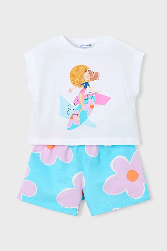 Παιδικό βαμβακερό σετ Mayoral 3234.6N.Mini.PPY2 μπλε SS26