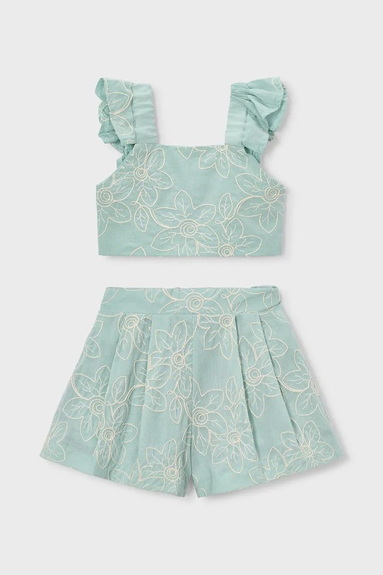 Mayoral komplet dziecięcy tkanina zielony 3235.6C.Mini.PPY2