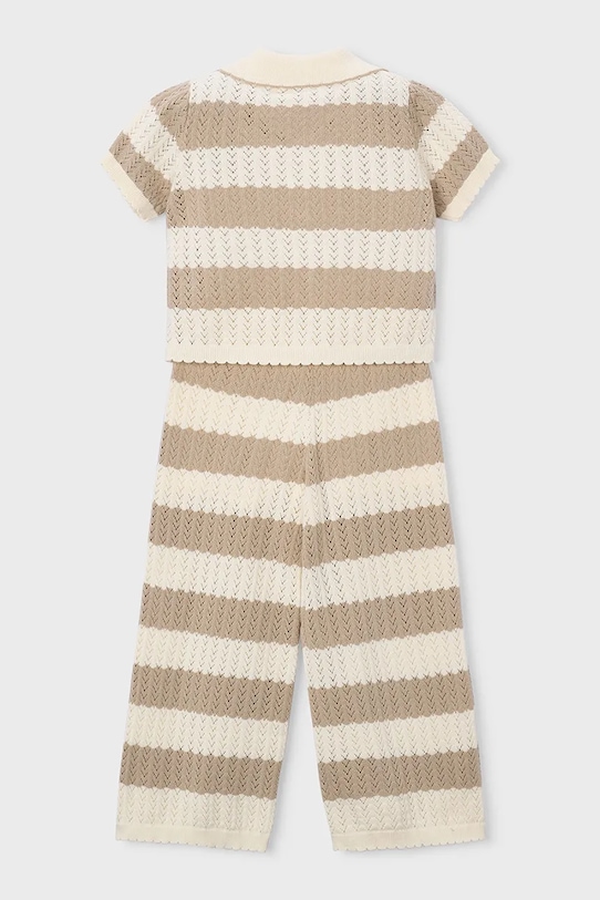 Детски памучен комплект Mayoral 3595.6C.Mini.PPY2 бежов SS26