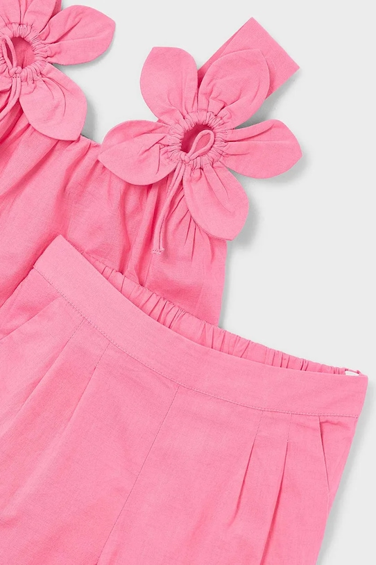 Mayoral komplet bawełniany dziecięcy różowy 3596.6D.Mini.PPY2