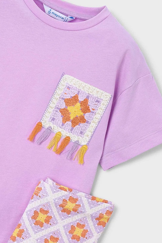 Παιδικό σετ Mayoral μωβ 3727.6F.Mini.PPY2