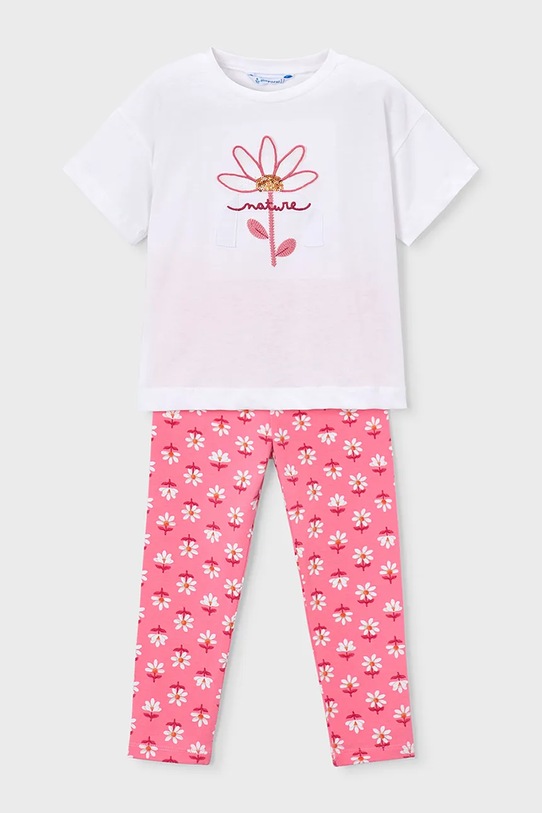 Παιδικό σετ Mayoral στάμπα ροζ 3727.6F.Mini.PPY2
