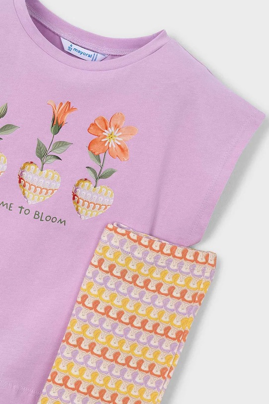 Κοριτσίστικα Παιδικό σετ Mayoral 3728.6G.Mini.PPY2 μωβ