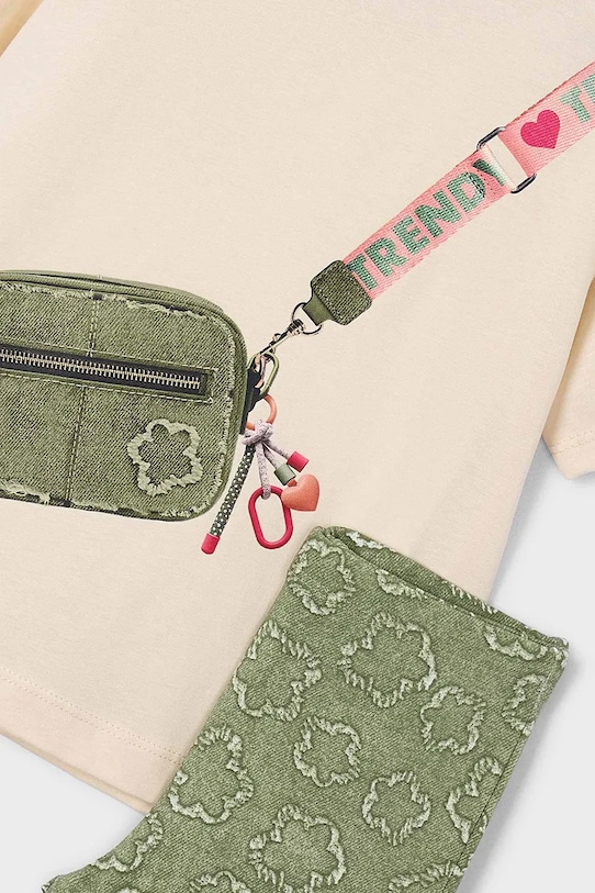 Dziewczynka Mayoral komplet dziecięcy 3730.6H.Mini.PPY2 zielony