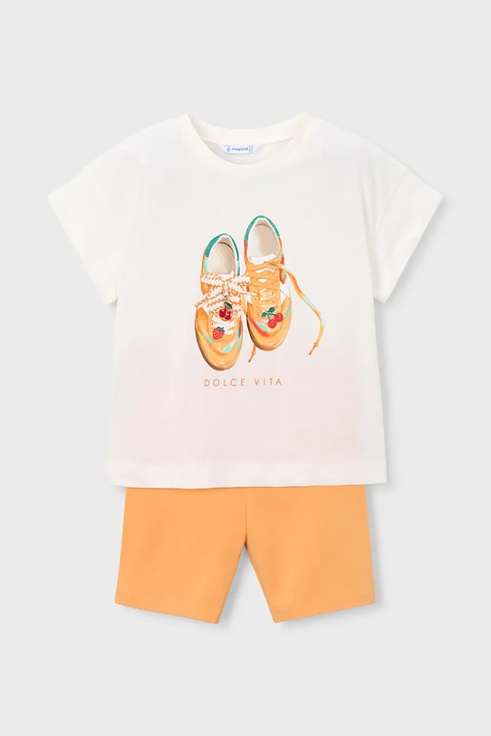 Παιδικό σετ Mayoral πλεκτό ύφασμα πορτοκαλί 3731.6K.Mini.PPY2