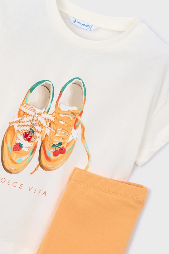 Κοριτσίστικα Παιδικό σετ Mayoral 3731.6K.Mini.PPY2 πορτοκαλί