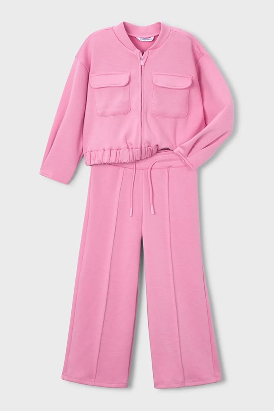 Detská tepláková súprava Mayoral pletenina ružová 3890.6F.Mini.PPY2