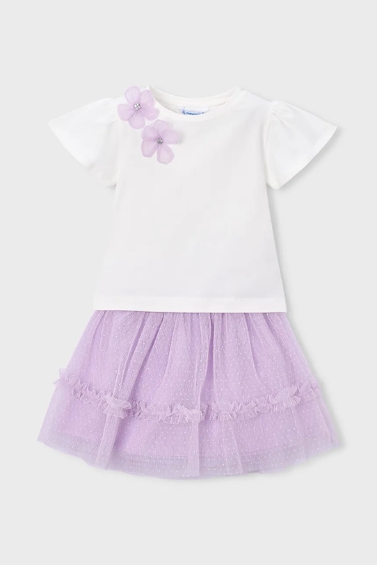 Mayoral komplet dziecięcy tkanina fioletowy 3946.6B.Mini.PPY2