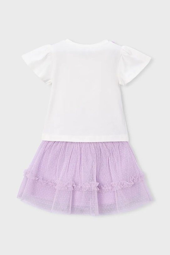 Mayoral komplet dziecięcy 3946.6B.Mini.PPY2 fioletowy SS26