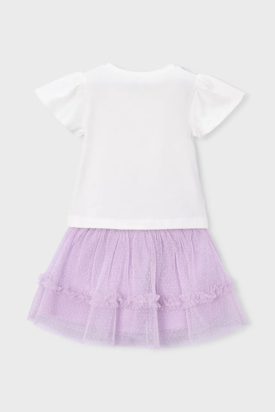 Mayoral komplet dziecięcy 3946.6B.Mini.PPY2 fioletowy SS26