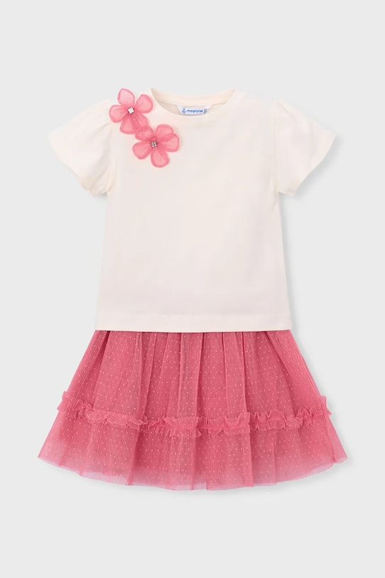 Mayoral komplet dziecięcy tkanina różowy 3946.6B.Mini.PPY2