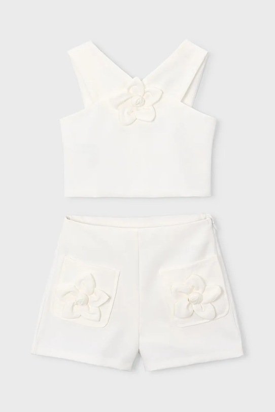 Dječji komplet Mayoral natpis bijela 3948.6D.Mini.PPY2