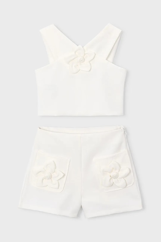 Dječji komplet Mayoral natpis bijela 3948.6D.Mini.PPY2