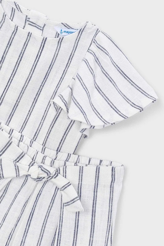 Dziewczynka Mayoral komplet z domieszką lnu dziecięcy 3949.6F.Mini.PPY2 beżowy