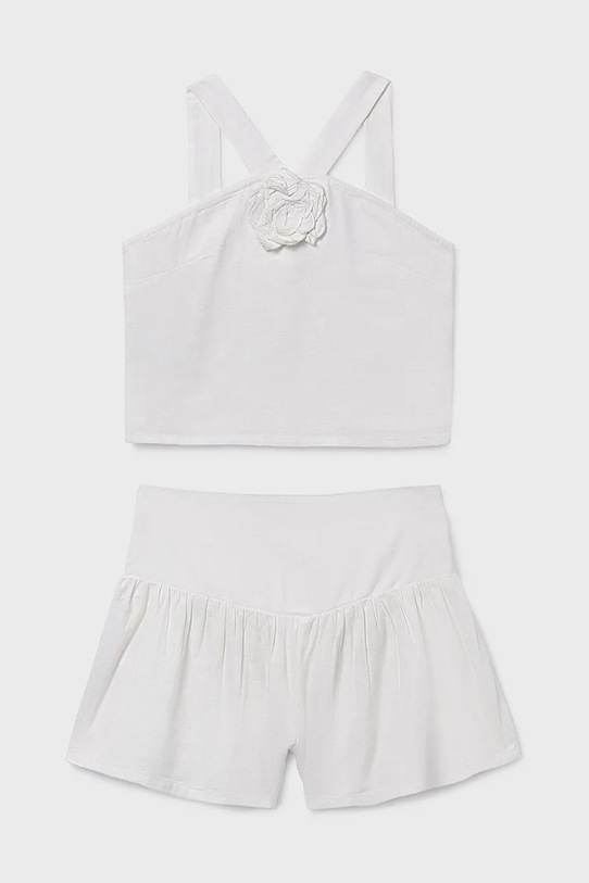 Mayoral compleu copii panza alb 6208.8D.Junior.PPY2