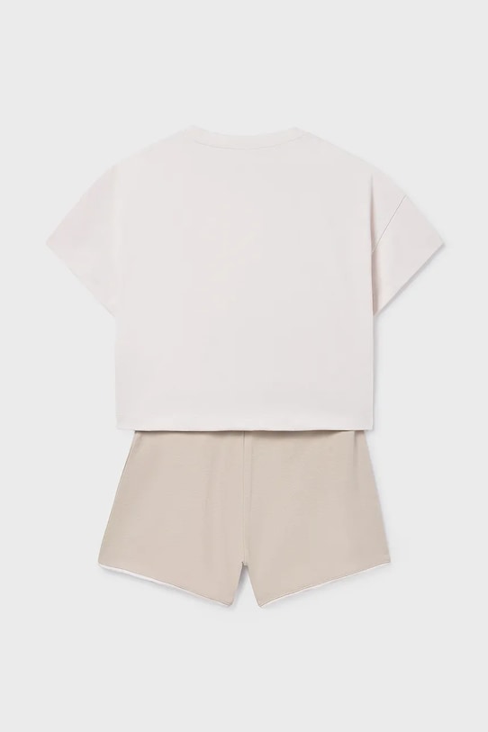 Mayoral komplet dziecięcy 6209.8E.Junior.PPY2 beżowy SS26