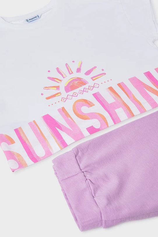 Κοριτσίστικα Παιδικό βαμβακερό σετ Mayoral 6211.8K.Junior.PPY2 μωβ