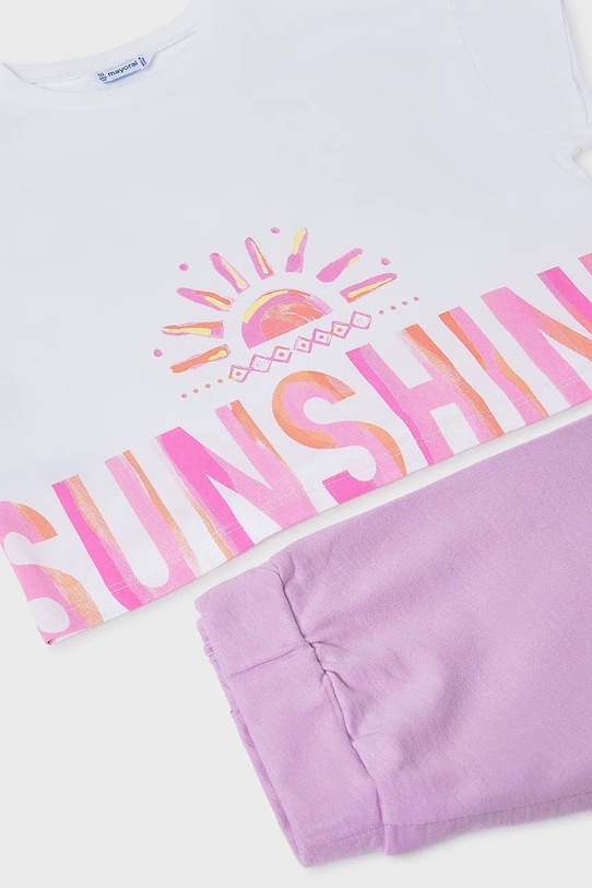 Κοριτσίστικα Παιδικό βαμβακερό σετ Mayoral 6211.8K.Junior.PPY2 μωβ