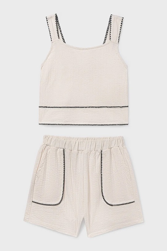 Mayoral set di lana bambino/a maglia bianco 6213.8K.Junior.PPY2