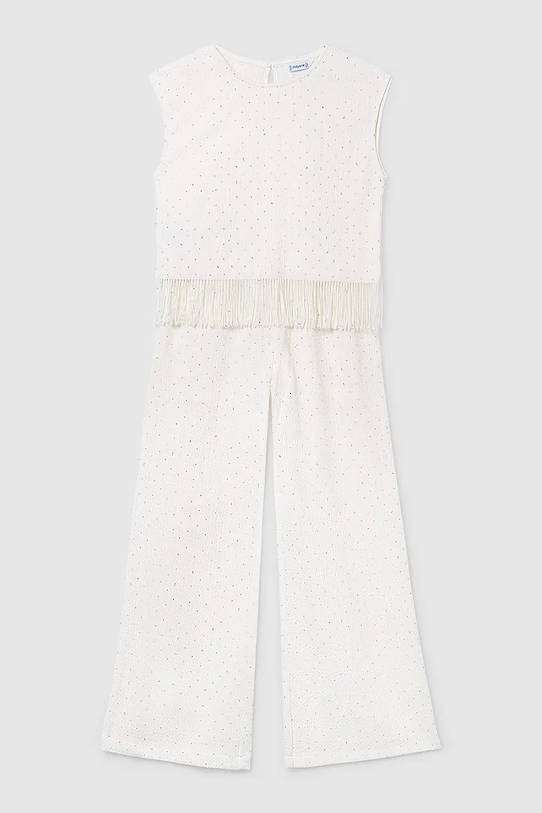 Mayoral komplet dziecięcy 6558.8A.Junior.PPY2 biały SS26