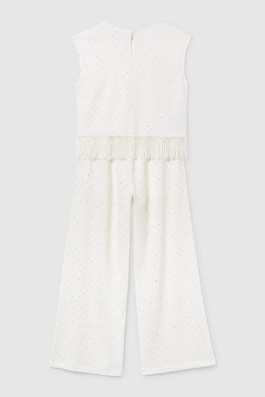 Dziewczynka Mayoral komplet dziecięcy 6558.8A.Junior.PPY2 biały