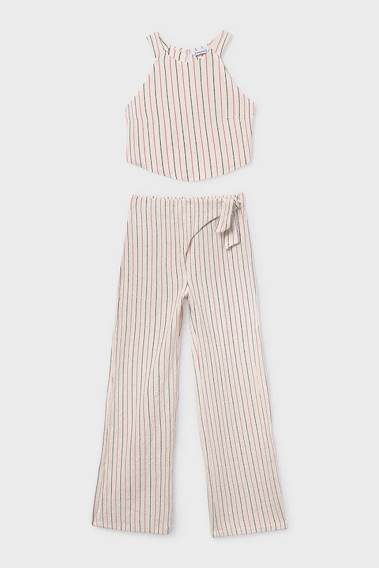 Mayoral komplet dziecięcy 6560.8B.Junior.PPY2 beżowy SS26