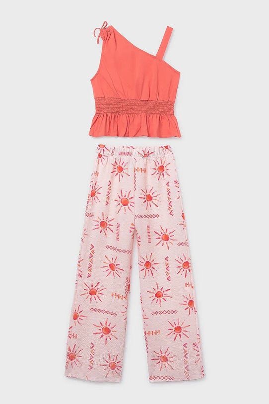 Mayoral komplet dziecięcy wzorzyste pomarańczowy 6561.8K.Junior.PPY2