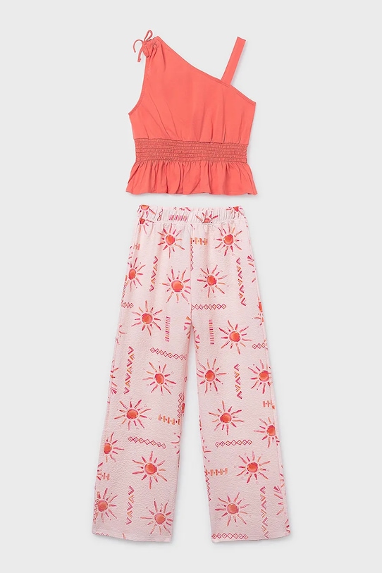 Mayoral komplet dziecięcy wzorzyste pomarańczowy 6561.8K.Junior.PPY2