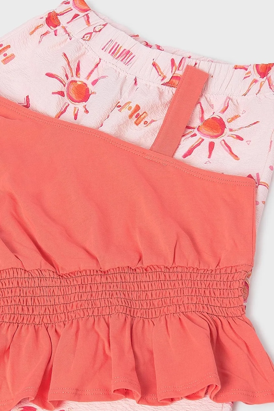 Dziewczynka Mayoral komplet dziecięcy 6561.8K.Junior.PPY2 pomarańczowy