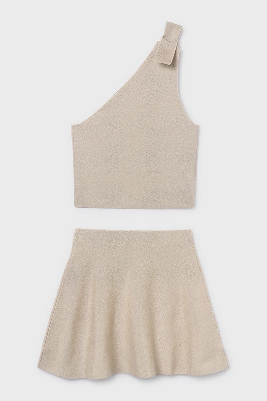 Dziewczynka Mayoral komplet dziecięcy 6918.8B.Junior.PPY2 beżowy