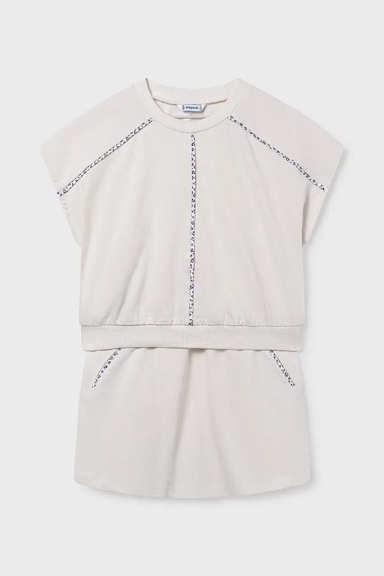 Детски комплект Mayoral 6919.8E.Junior.PPY2 бежов SS26