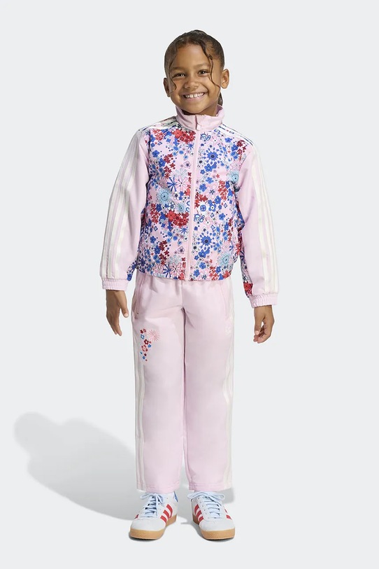 adidas Originals dres dziecięcy dzianina fioletowy KD1754